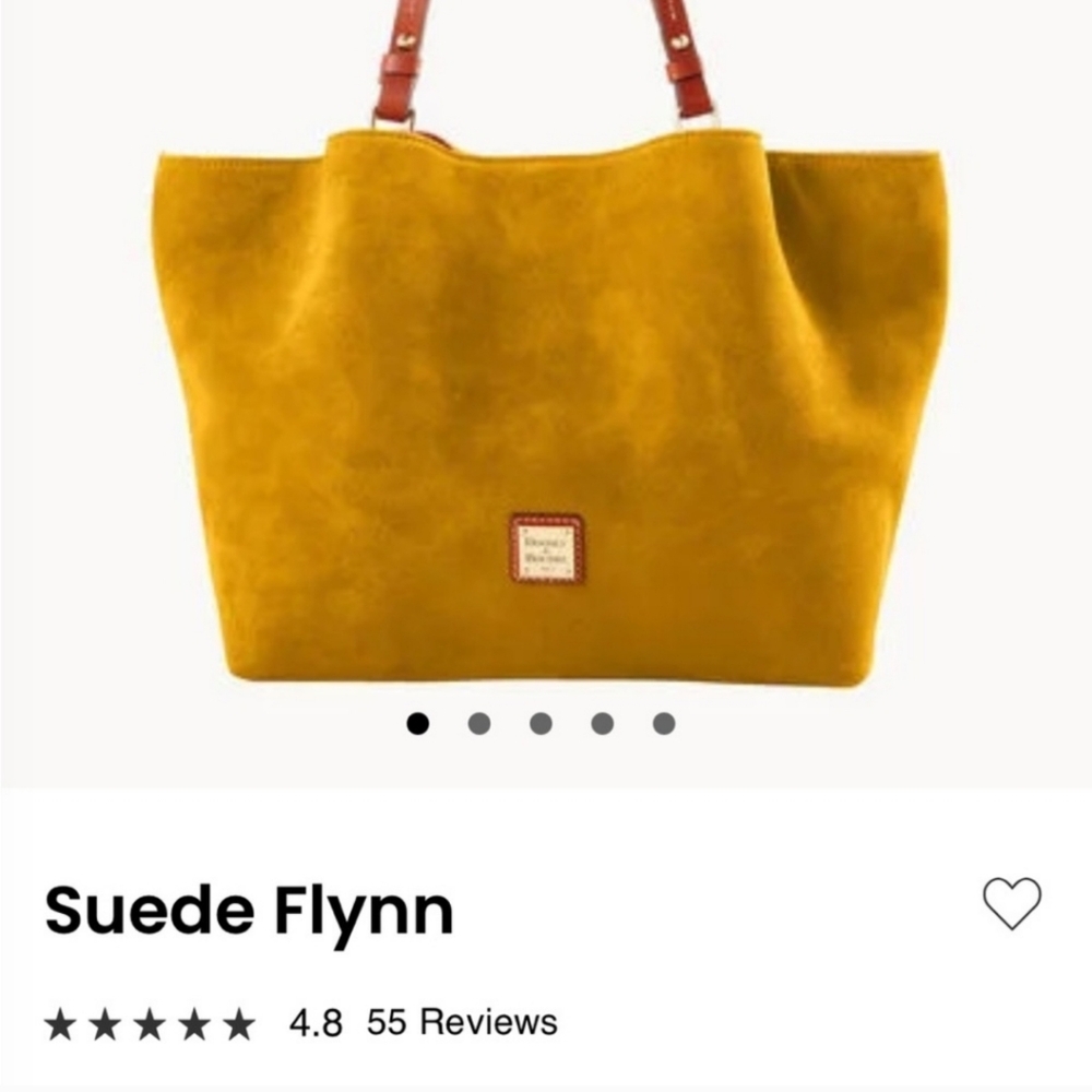 Suede Flynn Dooney & Bourke bag
